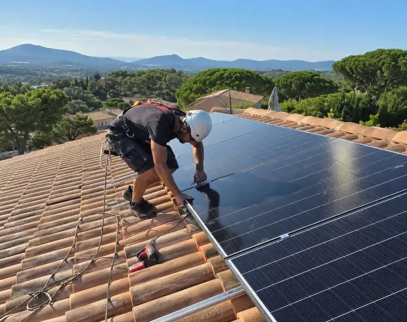 Installateur panneaux solaires Saint-Théodorit — pose photovoltaïque sur toiture