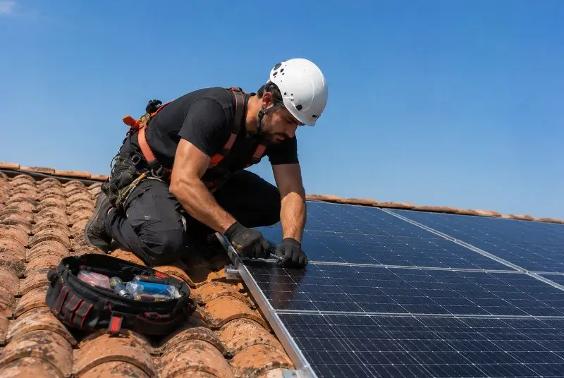 Maintenance et monitoring de panneaux solaires à Saint-Théodorit