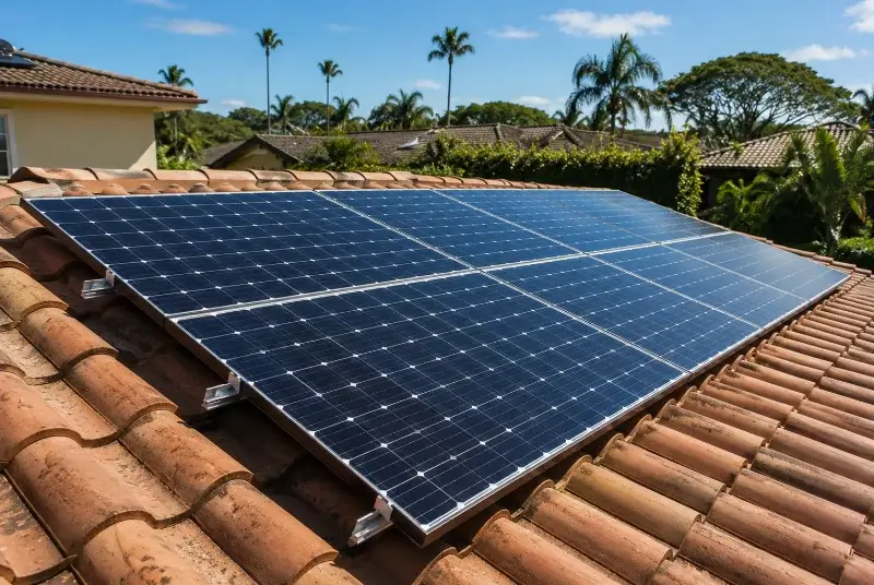 Installation de panneaux solaires à Saint-Théodorit